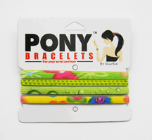 GREEN MULTI PONY BRACELET